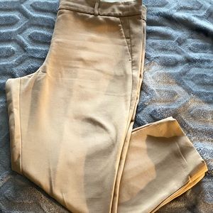 JCrew Khaki Cameron Crop Pants